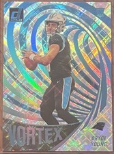 2023 Donruss Football BRYCE YOUNG Vortex Cosmic Rookie /100 #VOR-16 Panthers RC