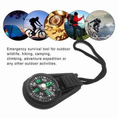 Tragbarer MINI TASCHENKOMPASS Wanderpfadfinder Wandern Camping Überleben *UK VERKÄUFER*