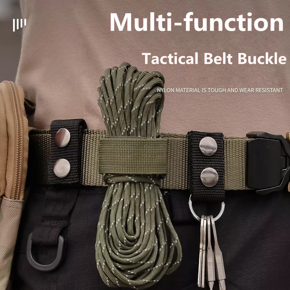 4× Tactical Duty Belt Keeper Security Tactical Belt Keepers with Double Snaps US