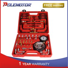 Fuel Injection Pressure Tester 3-12 Dual Gauge Kit Readings 010bar 0140 Psi