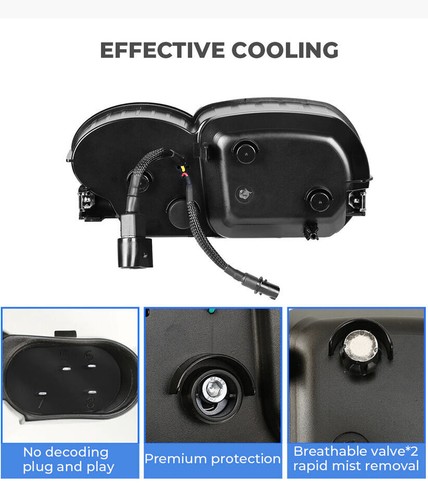 LED Headlight High/Low DRL Plug & Play For 2005-2009 K1200R 2010-2013 K1300R - Picture 5 of 9