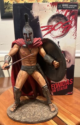 King Leonidas 300 Spartans NECA Limited Edition 13  Resin Statue 372/1000 RARE