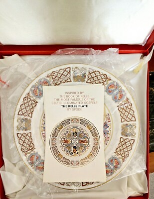 Spode Bone China The Kells Celtic decorative Plate 24 cm diam