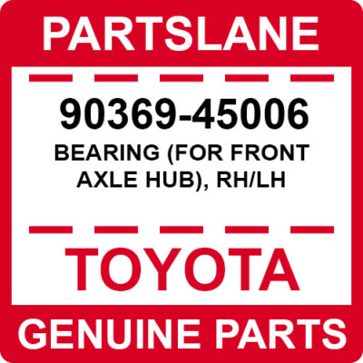 Toyota Oem-axle Bearing and Hub Assembly 90369a0002 for sale  