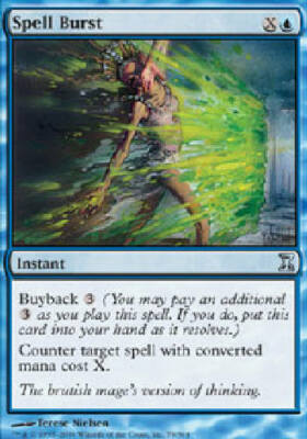 SPELL BURST X4 4 4X Time Spiral MTG Magic the Gathering Cards DJMagic | eBay