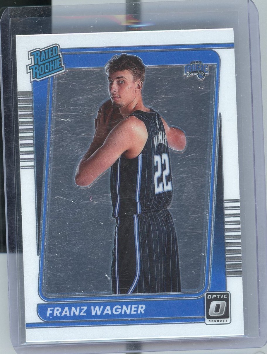 2021-22 Panini Donruss Optic Franz Wagner Rated Rookie Holo Prizm #185 (B)