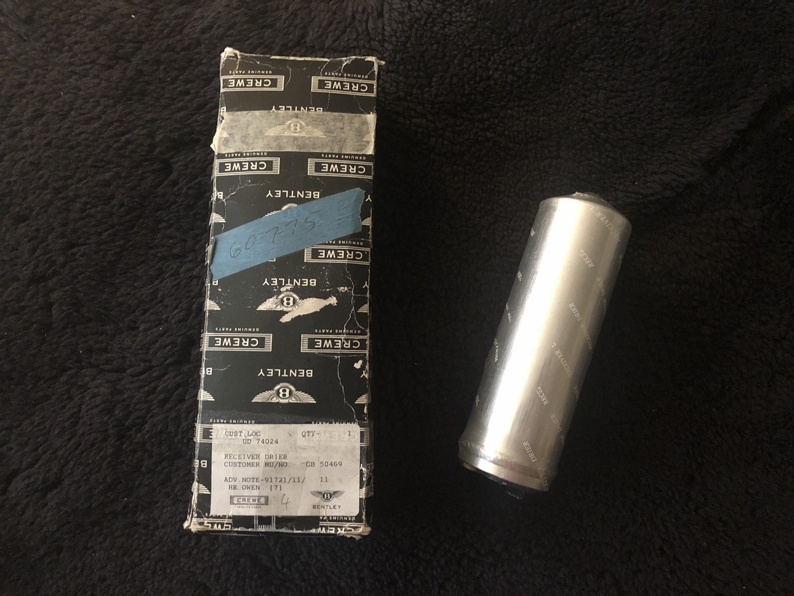 Rolls-Royce Bentley 1994-98 Air Condition Receiver Drier UE74024 NOS OEM NEW