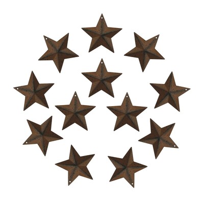 Galvanized Metal Barn Star 2 1 2 Inch Rustic Black Distressed