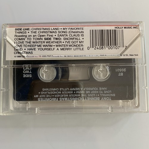 Tony Bennett Christmas Favorites (Cassette) - 第 2/2 張圖片