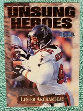 1999 FLEER TRADITION LESTER ARCHAMBEAU UNSUNG HEROES #2 ATLANTA FALCONS 