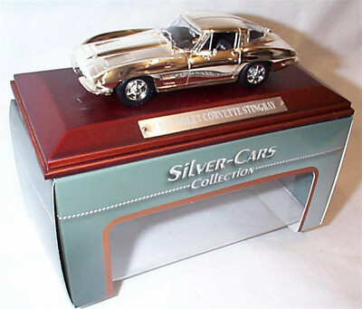 Chevrolet Corvette Stingray Silver Cars Collection Neu in Box