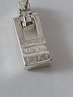 Vintage Napier 14K Gold Post Silver Door Knocker Earrings NOS — photo 5