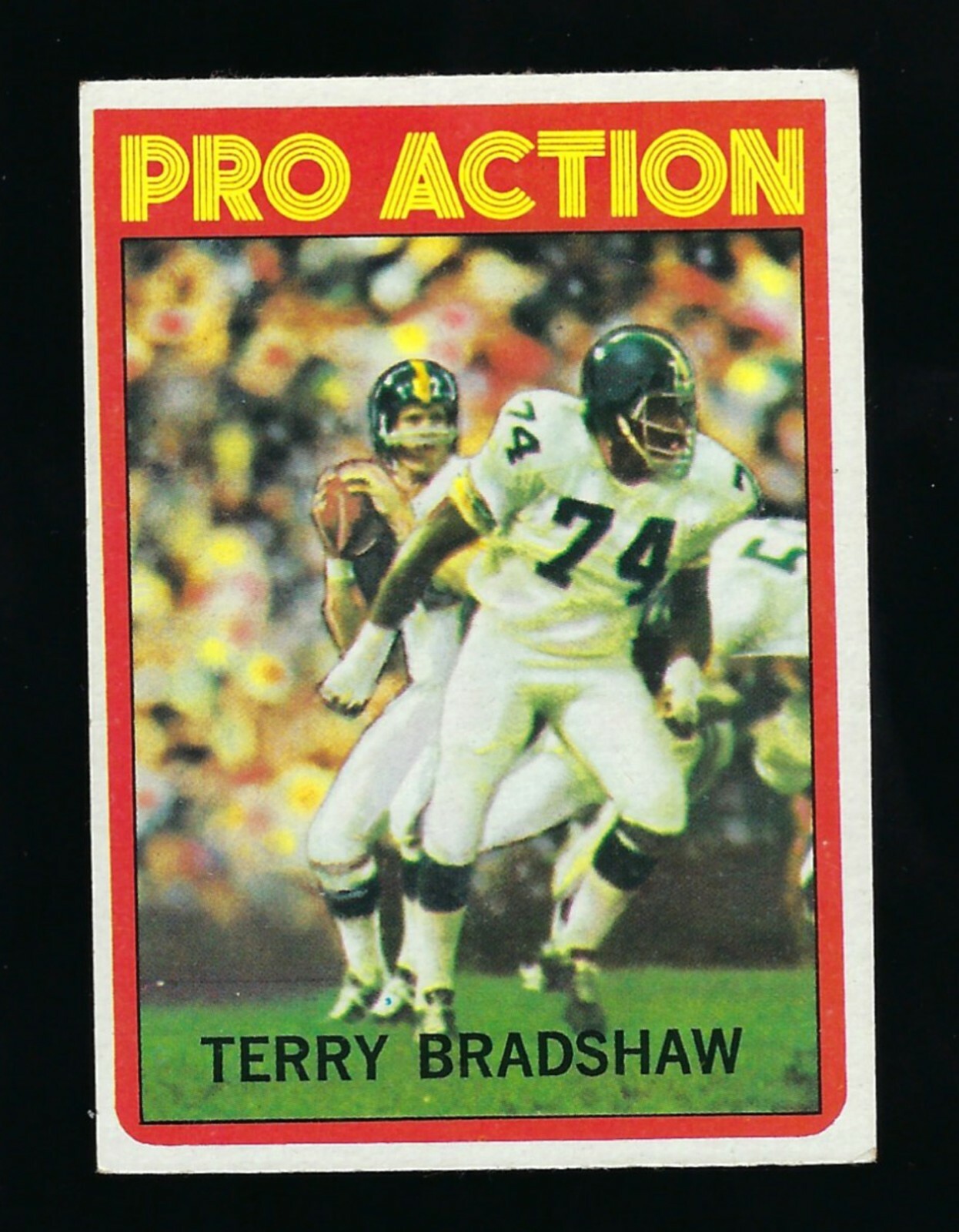 1972 #120 Topps Terry Bradshaw Pro Action Football Card | eBay