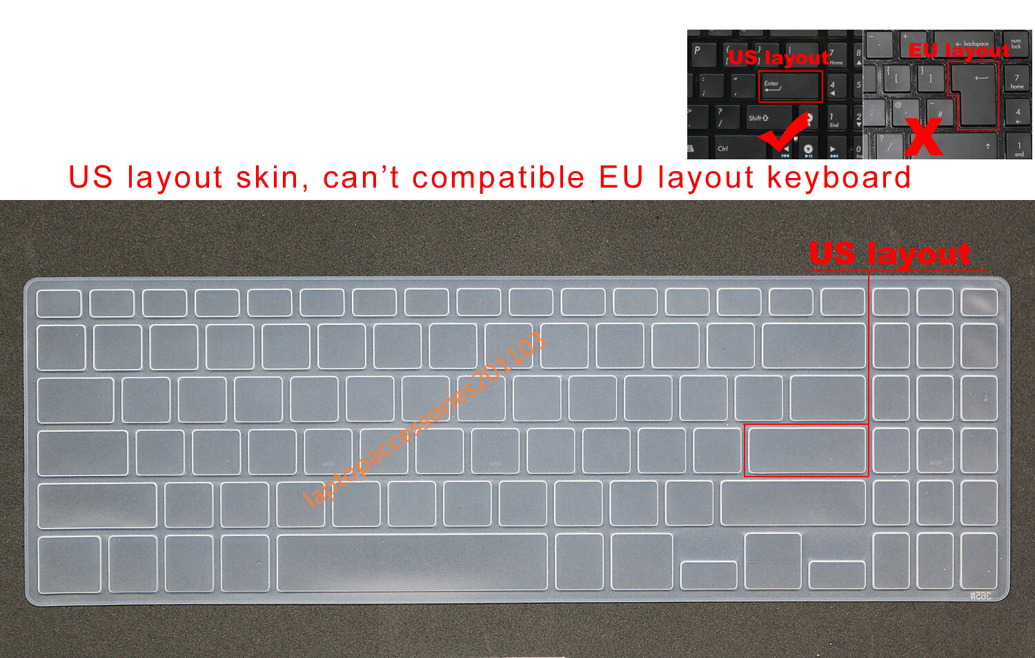 Keyboard Skin Cover for Asus YX560 YX560U X560 X560UD Y5000UB X507 X507UA/UB/UD