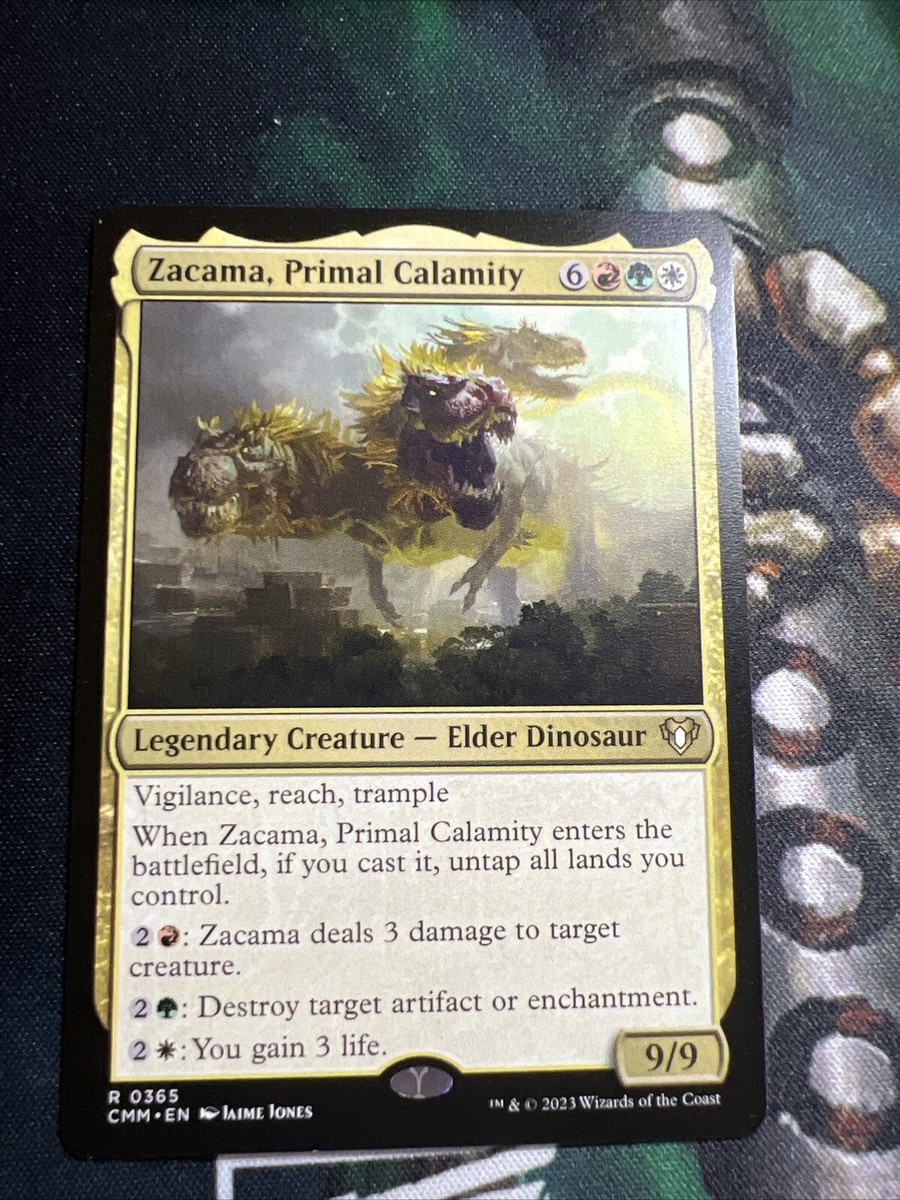 mtg zacama primal calamity commander deck Zacama, Primal Calamity - Near Mint English MTG Commander Masters