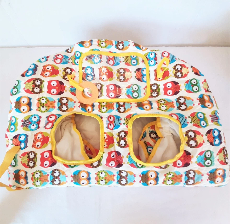 Búho Carrito de Compras Cubierta Bebé Infante Correa de Seguridad Bolsillos Lindo Unisex Sin Marca Foto 3 de 4