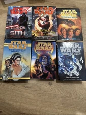 Lot Of 6-Star Wars Hardcover Novels