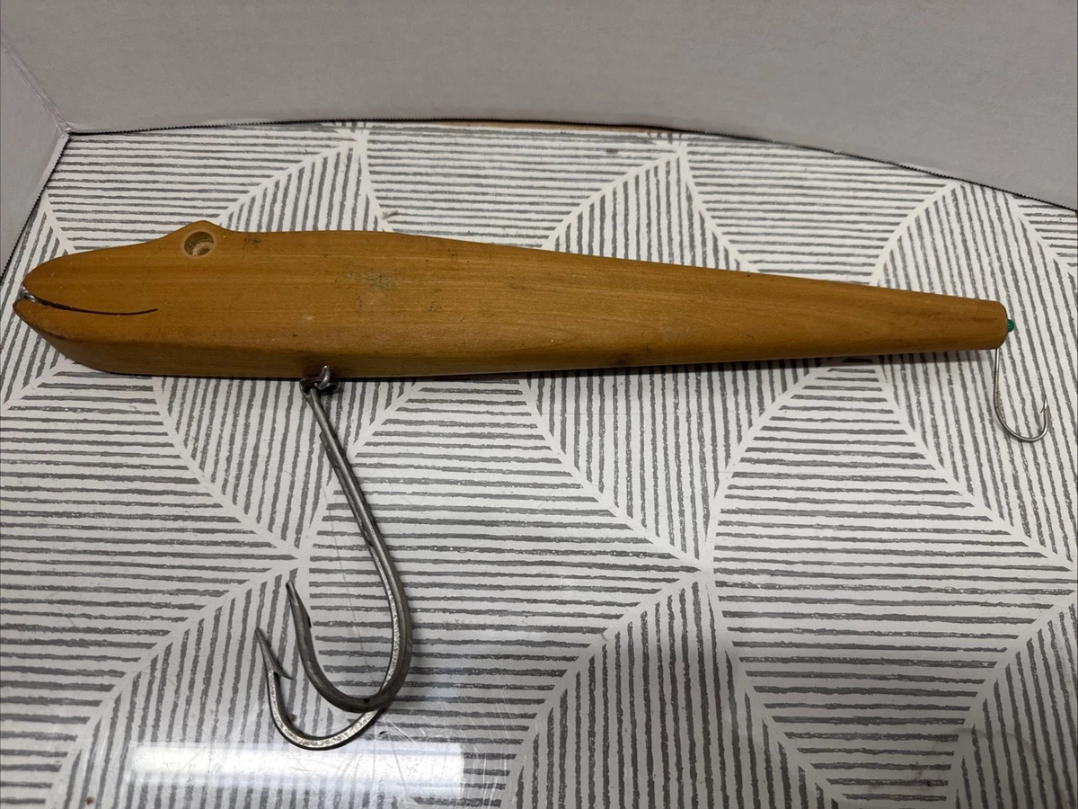 Hand Carved Lure In Vintage Fishing Lures for sale | eBay