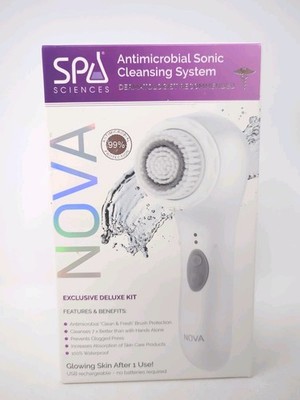 NOVA Spa Sciences NOVA Antimicrobial Sonic Cleansing System NEW Sealed