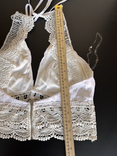 Triple Seven Lace Bralette Top Bra Bustier Camisole Sexy Backless Women’s L - Picture 12 of 12