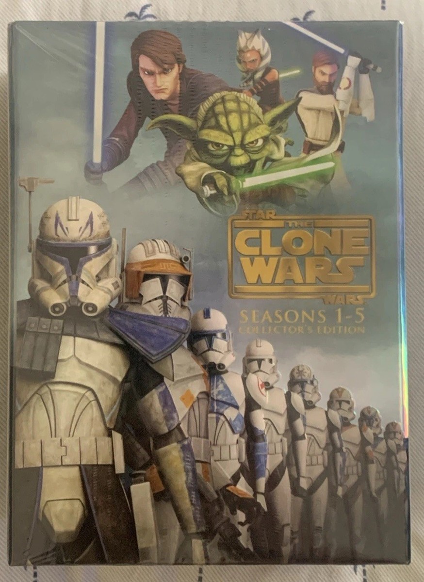 Star Wars: The Clone Wars (DVD)Season 1 thru 5 Collectors Edition