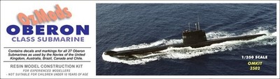 1/350 OZMODS; OBERON Class Attack / Patrol Submarine (SSG) + Masts Upgrade