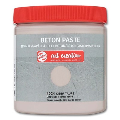 (29,80 /L) Beton Effekt Paste 4024 taupe dunkel Talens - 250 ml Dose