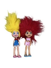 Vintage Trollz It s A Hair Thing Ruby Trollman Topaz Trollhopper Dolls Lot