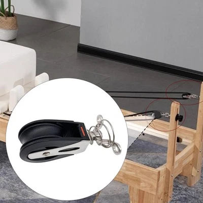 Poulie de reformeur Pilates, entraînement Pilates, facile à installer, poulie - Photo 1/4
