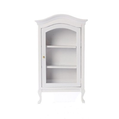 1/12 Scale Dollhouse Miniature Furniture Retro Storage Cabinet for Living Room