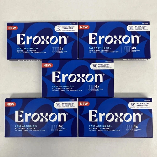 Eroxon StimGel Fast Acting ( 5 pack )4 Single Dose Tubes Per Box Exp 10/2026
