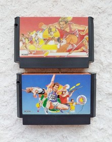 Hyper Olympics / Hyper Sports / Hyper Shot Famicom cartridge + controller Tested