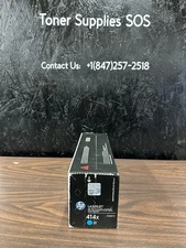 HP 414X Original High Yield Cyan Toner Cartridge (W2021X)