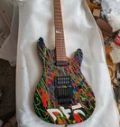 Signed 30th Anniversary Splatter Electric Guitar 24 Frets Prefessional Guitar