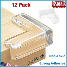 12 Pack Table Protectors, Corner Protector For Baby Clear Furniture Corner Guard
