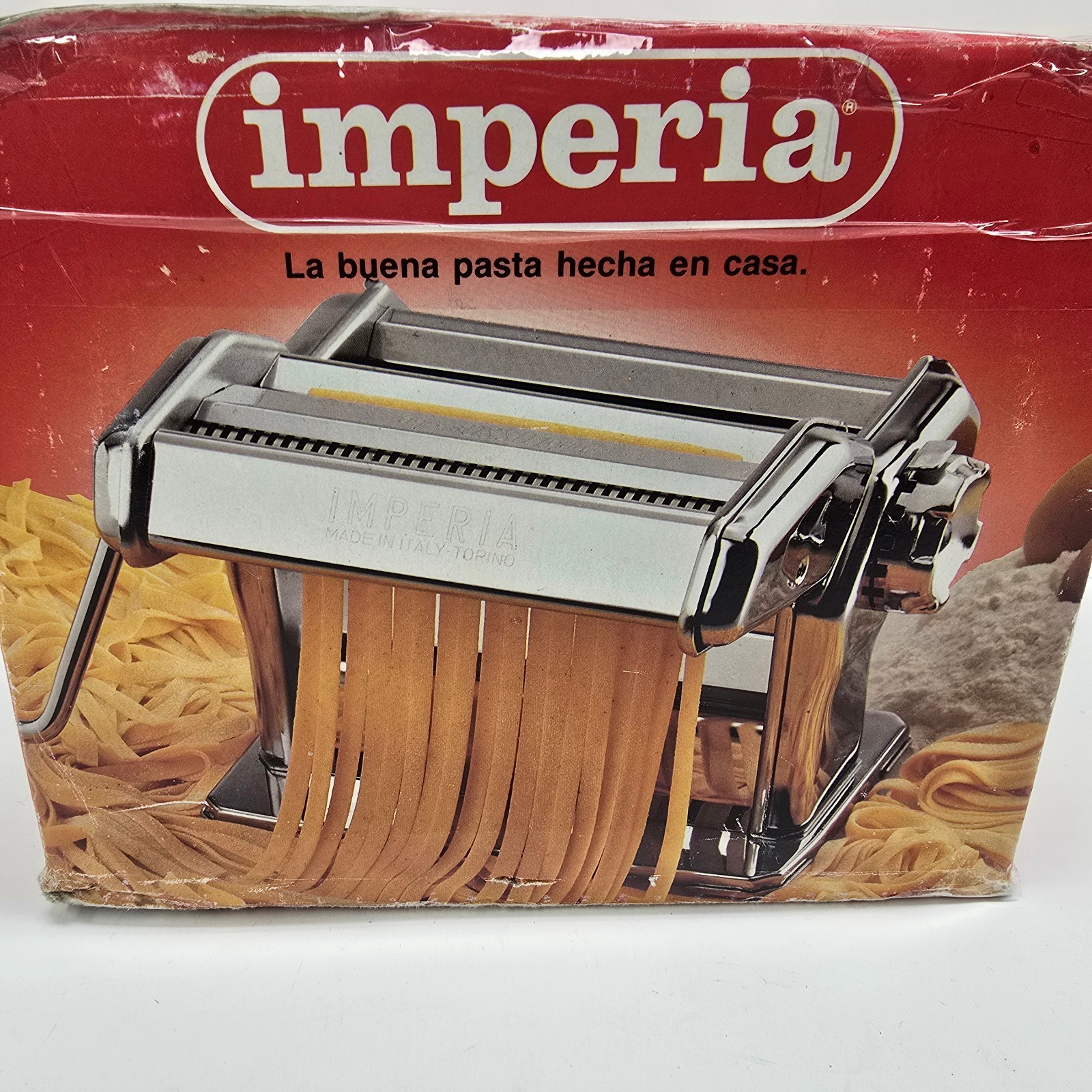 Imperia Pasta Maker Machine Model SP-150 Made in Italy Heavy