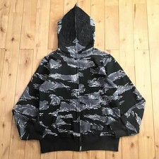 BAPE Black Tiger camo full zip hoodie A Bathing Ape Size S