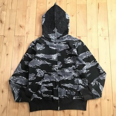 BAPE Black Tiger camo full zip hoodie A Bathing Ape Size S