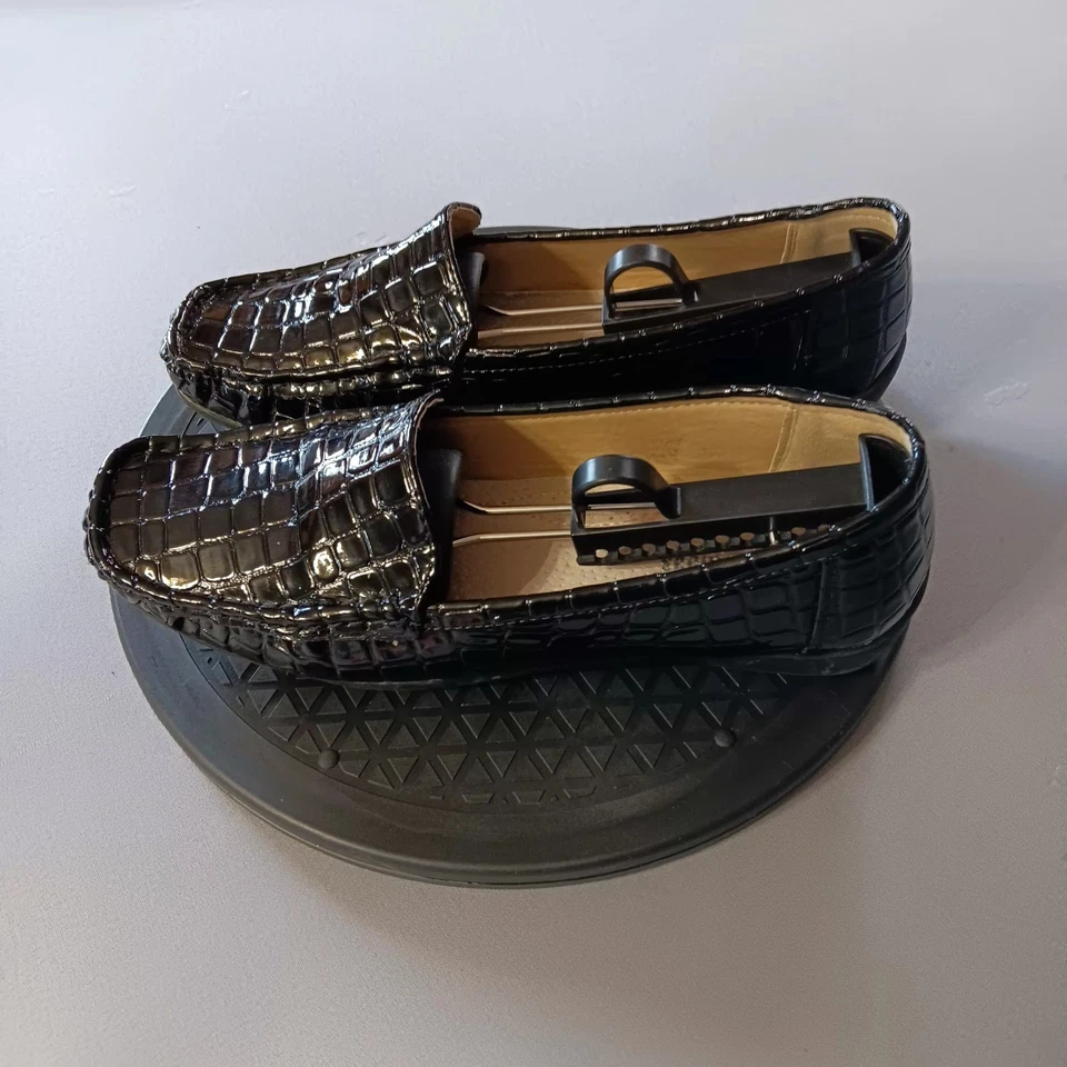 Pierre Dumas Hazel 7 Womens 10M Black Shoes Loafers Flats Slip On - Image 2 of 4
