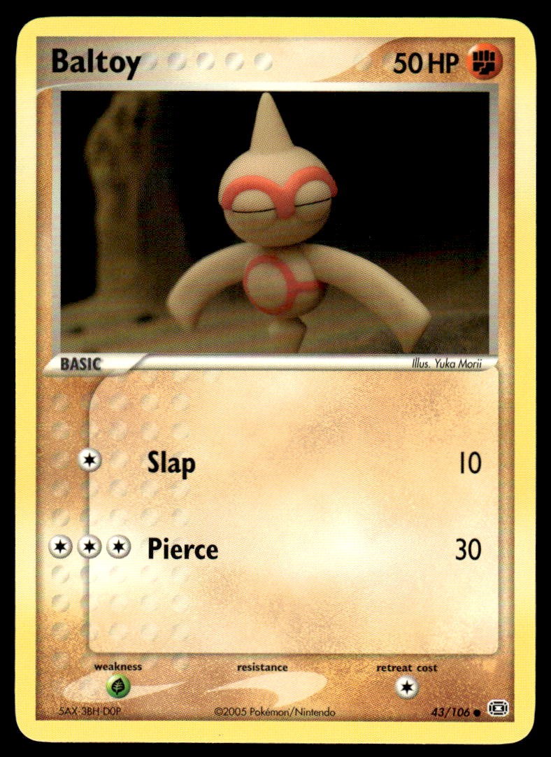 Pokemon TCG Emerald #43/106 Baltoy NM