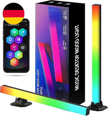 LED Lightbar RGB [2 Stück], Gaming Lampe TV Hintergrundbeleuchtung, USB Betriebe
