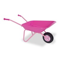 Schubkarre Kinderschubkarre Spielzeugschubkarre Metallschubkarre Kinder Rosa