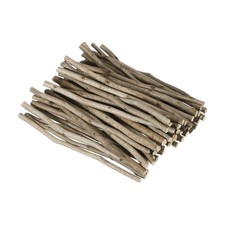 50 Pcs 8inch Wood Log Sticks, 0.24-0.39inch Driftwood for Crafts, Wood