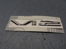 Mercedes W220 C215 R230 Front wing V12 badge NEW genuine A2208170015 607-NK3N-42