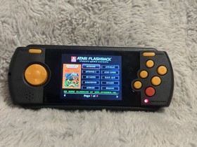 Atari Flashback Black Portable Built-In Games Handheld Video Game Console Works