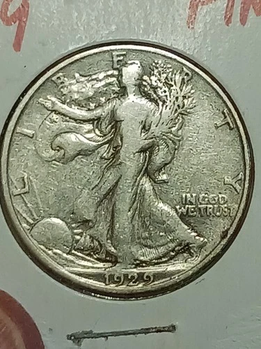 1929 D Walking Liberty Half Dollar (Fine+ & Attractive)