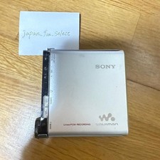 SONY MZ-RH1 MD Walkman Silver HI-MD Recorder Player Tested