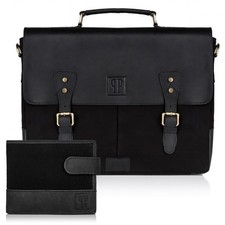 T-03 Portemonnaie aus Leder f&uuml;r Herren und T-07 Umh&auml;ngetasche f&uuml;r Herren Paolo P