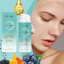 3-in-1 Facial Cleanser Gel Deep Cleansing and Moisturizing Face Wash Daily Use