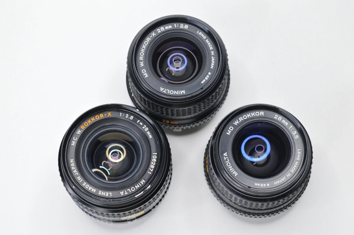 Minolta f/2.8 Camera Lenses 28mm Focal for sale - eBay